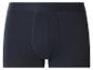 Caleçon boxer homme en coton noir avec ceinture élastique et coutures visibles.
