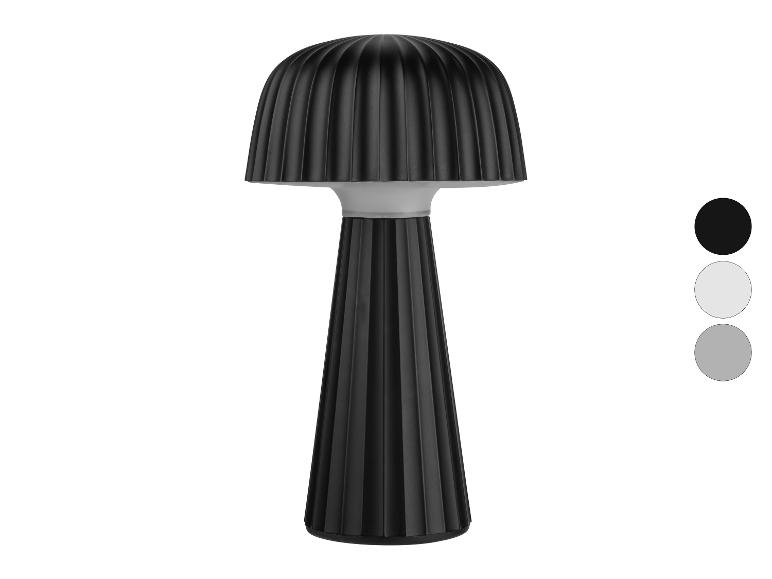 Lampe de table noire au design moderne.