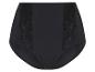 Culottes noires en dentelle.