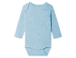 Body bébé bleu clair manches longues.