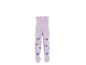 Collants bébé violets à cœurs
