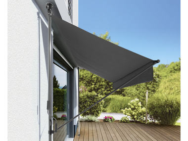LIVARNO home Auvent à pinces, 300 x 220-310 cm