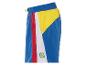 Shorts de bain Lidl bleu, jaune, rouge et blanc.