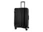 Une valise noire Topmove à roulettes.