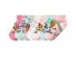 Lot de sept chaussettes pour enfants avec motifs de chiots et d'arcs-en-ciel.