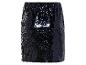 Une jupe noire à paillettes