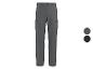 Pantalon gris pour homme avec poches, à côté de deux échantillons de couleur.