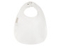 Un bavoir blanc pour bébé de Baby's Only.