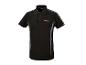 Polo Parkside noir et gris, style sportif.