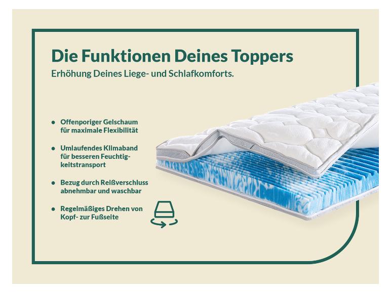Aller en mode plein écran : f.a.n. Surmatelas Gel-Feeling - Image 7