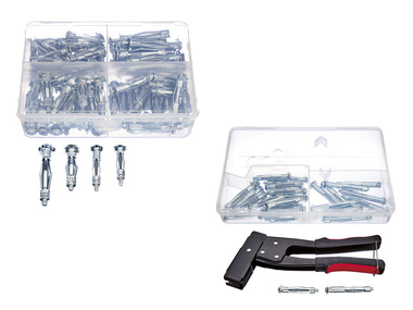 PARKSIDE® Kit de fixation avec chevilles / Chevilles à expansion métalliques