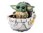 Figurine LEGO Star Wars The Mandalorian, Grogu (Baby Yoda) dans son landau flottant.