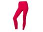 Legging de sport rouge taille haute pour femme