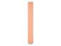 Lampadaire cylindrique orange sur fond blanc