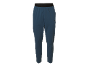 Pantalon de sport bleu pour homme avec taille noire.