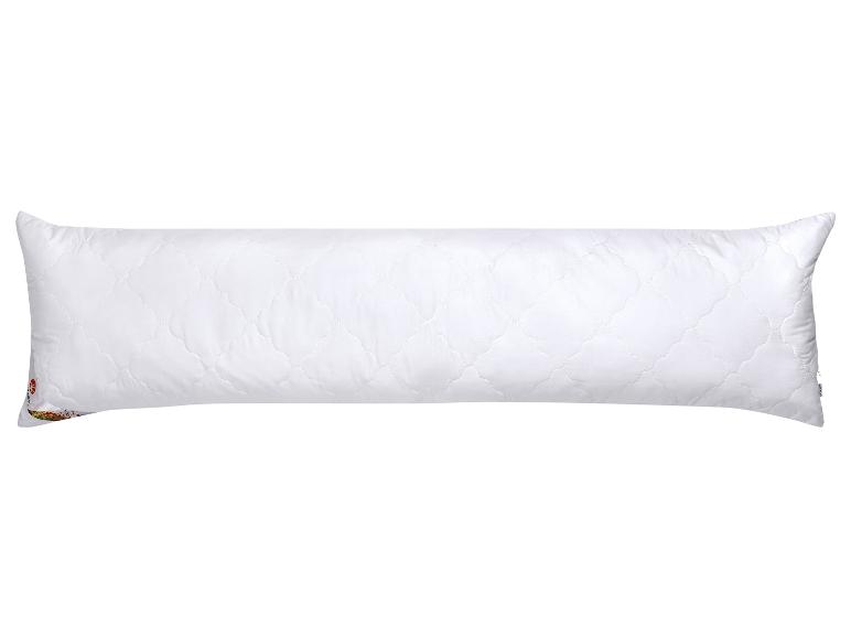 Oreiller long matelassé blanc