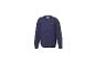 Pull bleu marine pour enfant avec un motif de camion orange.
