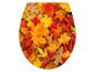 Coussin de toilette avec motif feuilles d'automne.