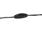 Cordon noir avec interrupteur pour lampe.