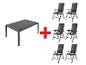 Ensemble table et 8 chaises pliantes pour extérieur.