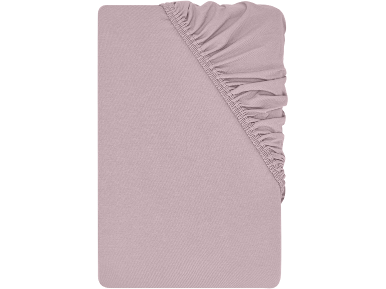 Drap-housse en jersey rose