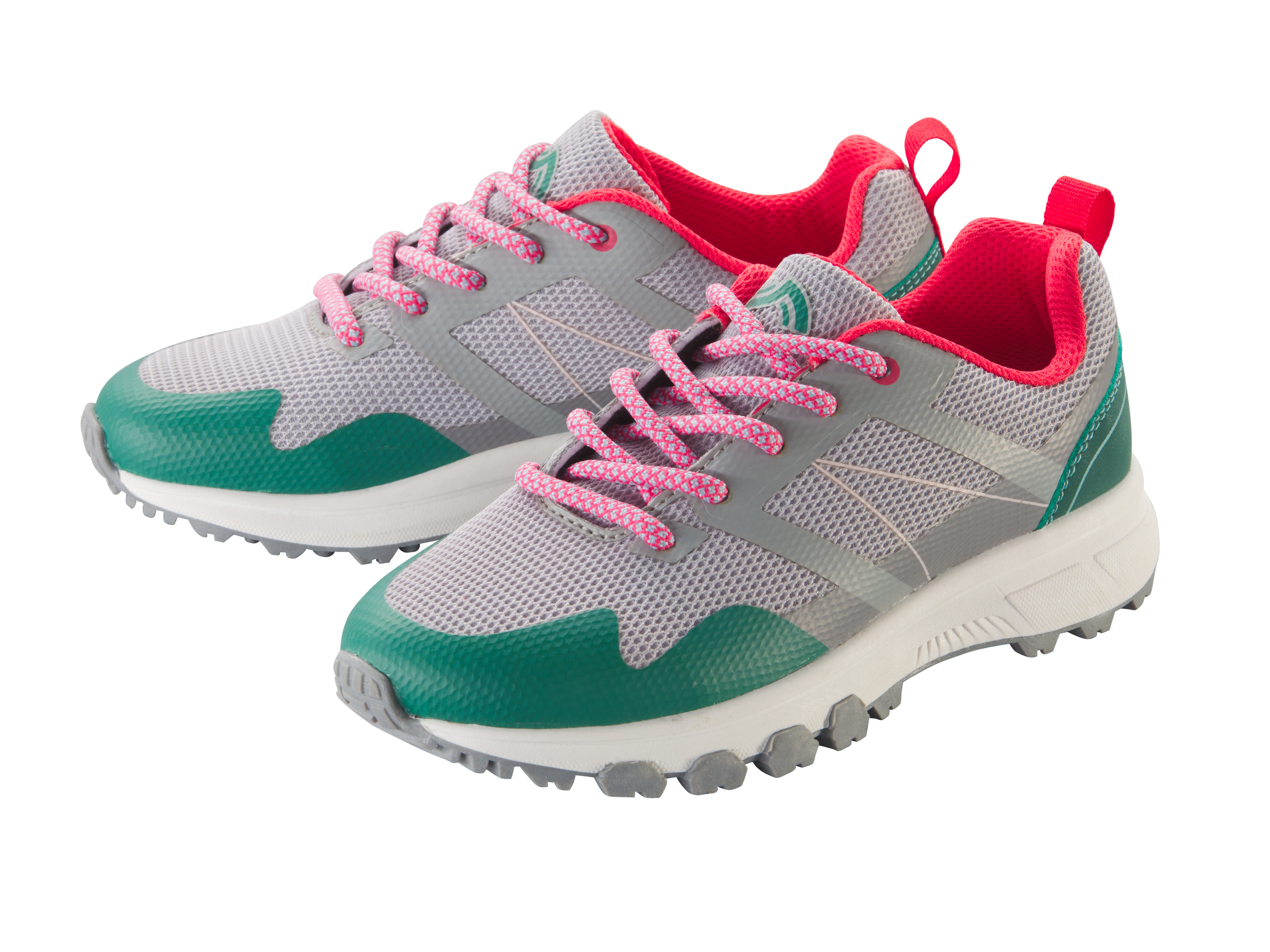 CRIVIT Baskets fille (gris/menthe, 34)