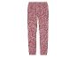 Pantalon de survêtement rose à imprimé cœurs.