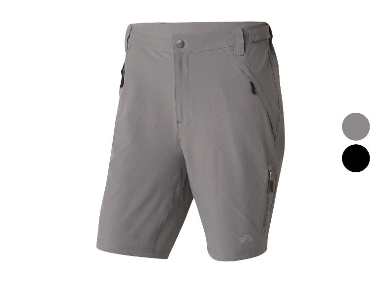 Shorts gris pour hommes avec poches.