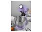 Robot pâtissier lilas avec bol en acier inoxydable et fouet