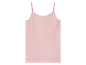 Un débardeur rose clair.