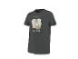 T-shirt homme avec imprimé «IBIZA CARNIVAL» et motifs de feuilles abstraites.