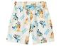 Short blanc avec personnages de dessins animés et texte 'Bluey & Bingo'.