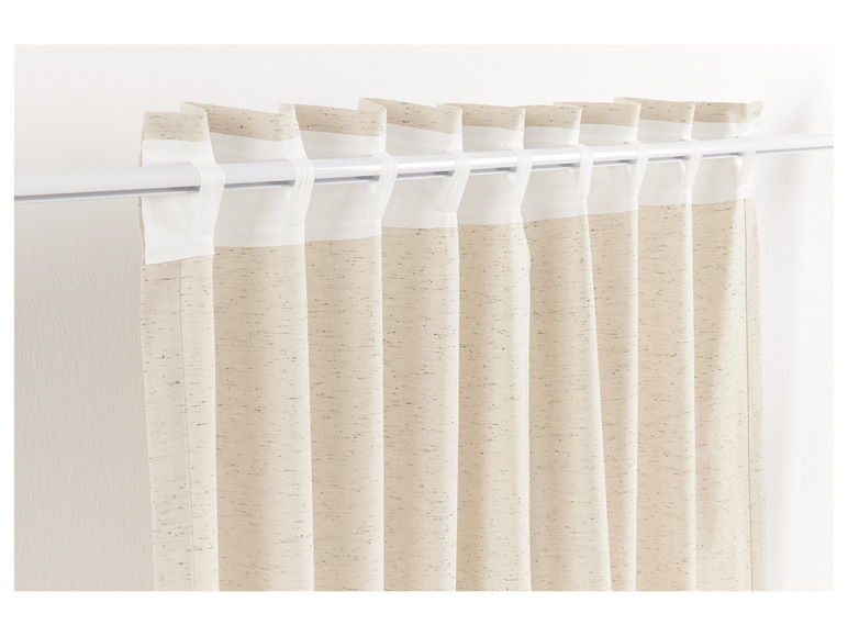 Aller en mode plein écran : LIVARNO home Lot de 2 rideaux, 135 x 254 cm - Image 5