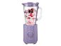 Blender Silvercrest violet avec des baies et du yaourt.
