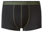 Boxers noirs avec une bande verte