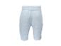 Pantalon bébé bleu clair en mousseline de coton avec taille élastique.