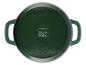 Casserole verte SilverCrest vue de dessus.