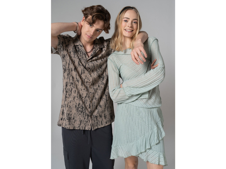 Aller en mode plein écran : Jupe courte texturée femme - Image 7