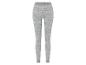 Leggings grises avec un motif de Noël 'Merry Xmas'.
