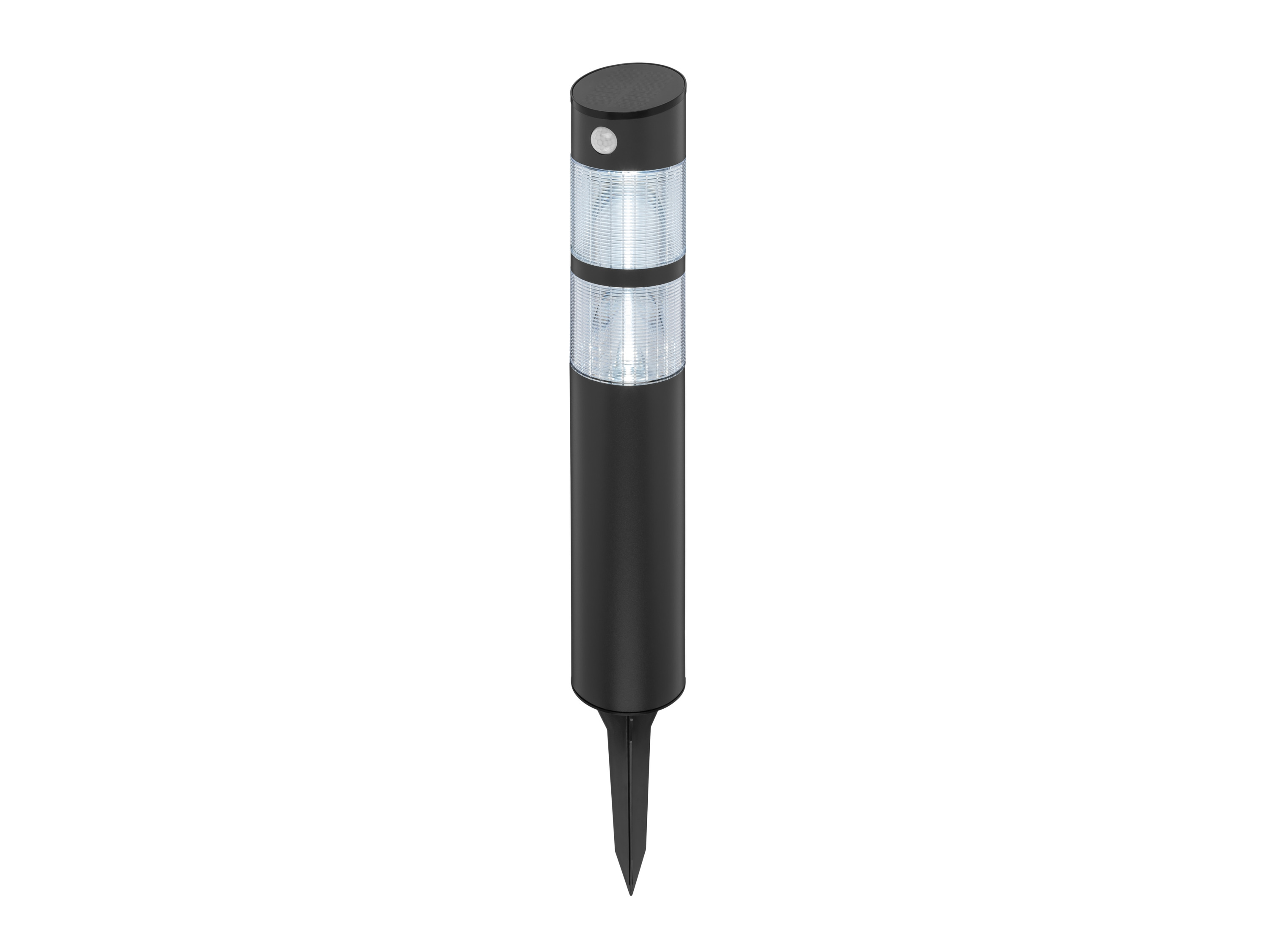 LIVARNO home Lampe de jardin solaire à LED (laqué anthracite, rond)