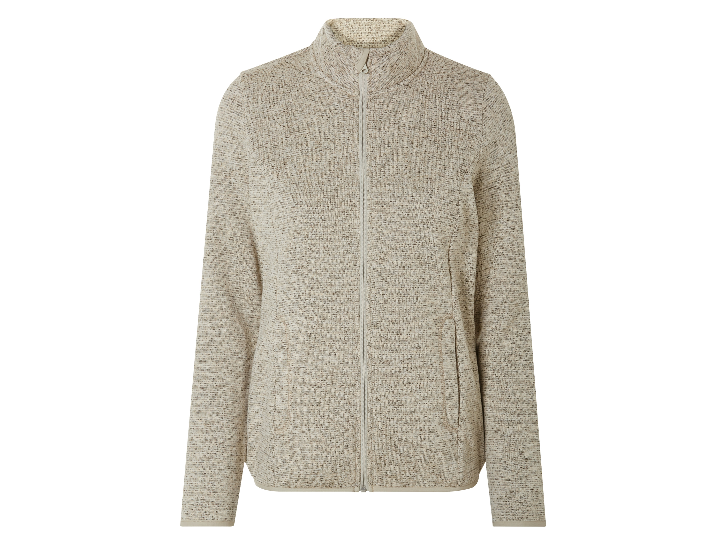 esmara® Veste polaire zippée en tricot femme (beige)