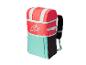 Sac à dos rose et turquoise avec logo F2.