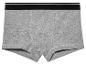 Boxers grises avec une ceinture noire.