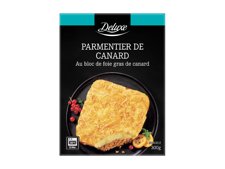 Parmentier de canard Deluxe au bloc de foie gras, 300g