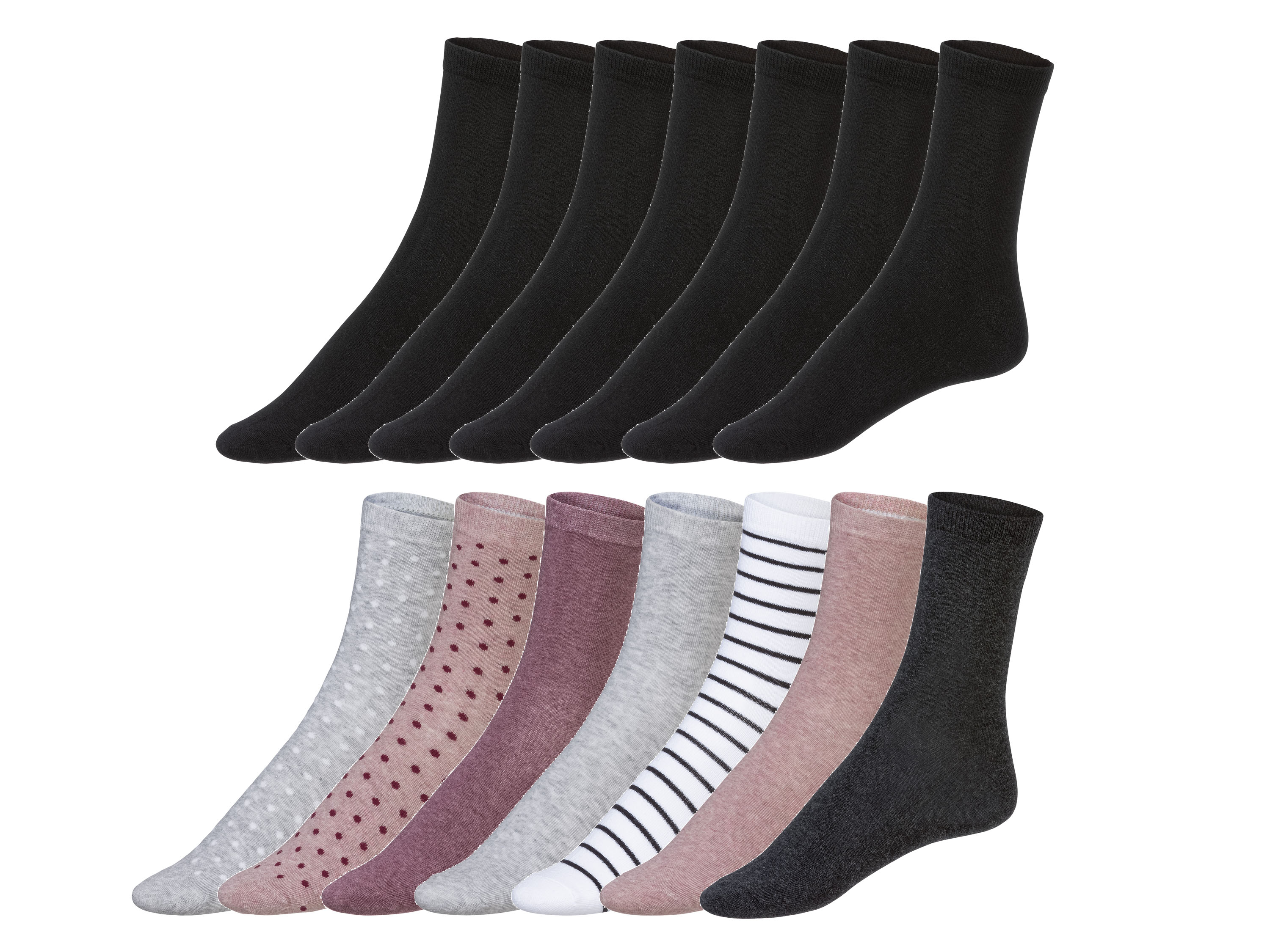 esmara® Lot de 7 paires de chaussettes femme