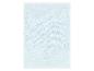 Serviette de toilette bleue claire en tissu éponge.