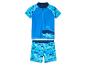Ensemble de maillot de bain Playtex pour enfant, haut et short, thème marin.