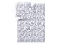 Parure de lit et taie d'oreiller à motif floral dans les tons gris