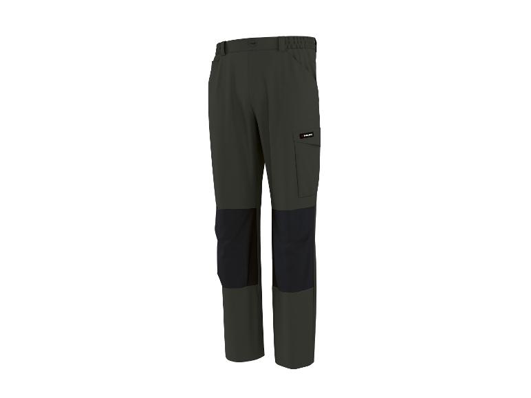 Pantalon de travail Parkside gris foncé avec empiècements noirs aux genoux