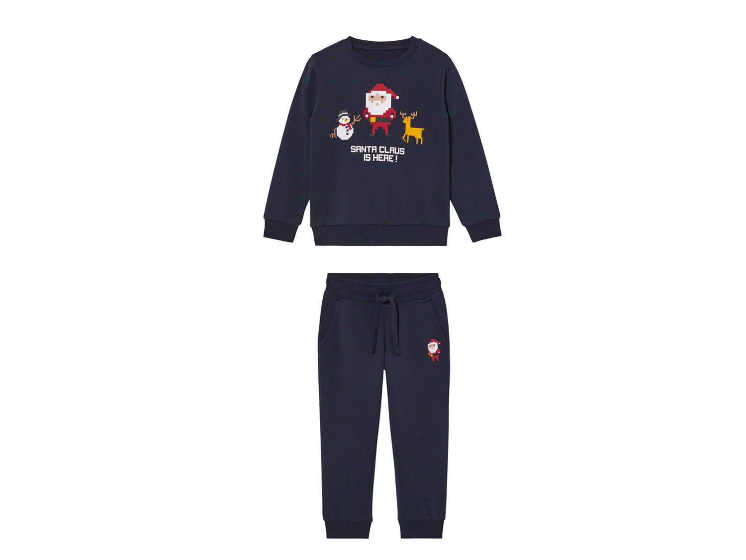 lupilu® Ensemble molletonné petit garçon (2-4 ans, bleu foncé)